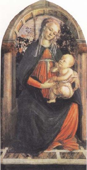 Sandro Botticelli Madonna and Child or Madonna of the Rose Garden Norge oil painting art